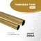 Everflow Threaded Tube for Tubular Drain Applications, 22GA Brass 1-1/2"x8" 22518 - alternate 5